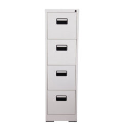 Thehotsale 133Cm H Cabinet 4-Drawer Vertical File Cabinet With Interlock, White - thumbnail 3