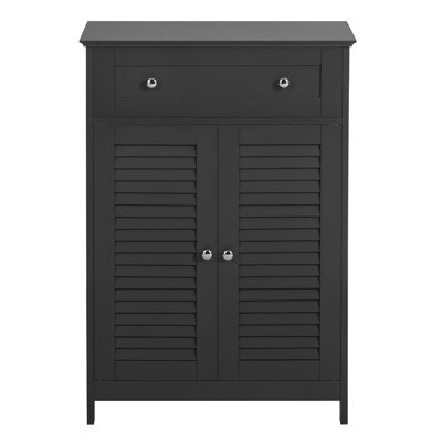 Sobuy Frg238-Dg, Bathroom Cabinet Versatile Storage Unit With Drawer, Moisture-Resistant Cupboard,grey,w60Xd35Xh87 - image 1