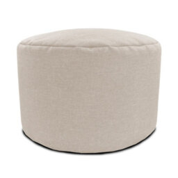 rucomfy Beanbags Rucomfy Indoor Pouffe Bean Bag - Natural Barley Ottoman Footstool - thumbnail 3