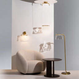 Luminosa Lighting Luminosa Cabaret Modern Pendant Ceiling Light Brass 3000K 850Lm Glass Shade - thumbnail 3