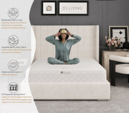 DS Living Soothe Medium Firm Ortho Reflex Aurora Spring Mattress - thumbnail 7