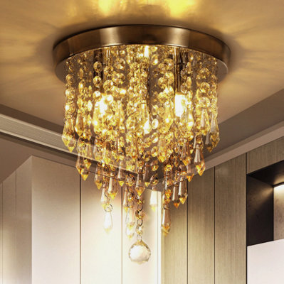 Modern Led Crystal Ceiling Lights Pendant Chandelier Lamp For Living Dining Room - image 1