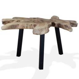 Berkfield Elegant Coffee Table Genuine Teak 80X70X38 Cm - thumbnail 5