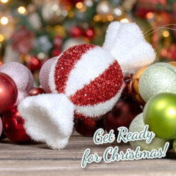 The Christmas Workshop Ball Sweet Tinsel Christmas Tree Decoration - thumbnail 6