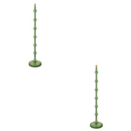 Loops Elegant Satin Cotswold Green 2 Pack Of 1380mm Tall Floor Lamps