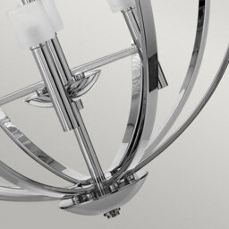 Luminosa Lighting Elstead Hinkley Fredrick Ramond Mondo 8 Light Chandelier Polished Chrome - thumbnail 2