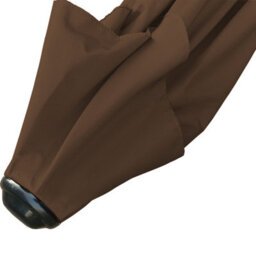 VRUC Outdoor Patio Garden Parasol Sun Shade Umbrella With Crank Handle & Tilt 2.7M Coffee - thumbnail 6