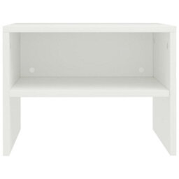Berkfield Bedside Cabinet White 40X30X30 Cm Engineered Wood - thumbnail 4