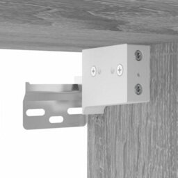 Walplus Bathroom Mirror Cabinet Grey Sonoma 42X12X60 Cm Engineered Wood - thumbnail 9