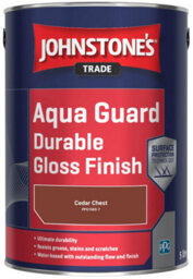 Johnstone's Trade Wood & Metal Aqua Guard Durable Gloss Paint Cedar Chest (Ppg1065-7) 5L - thumbnail 2