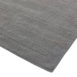 Grey Wool Handmade Plain Easy To Clean Rug For Bedroom Dining Room Living Room Rug-200Cm X 290Cm - thumbnail 2