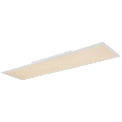 Luminosa Lighting Luminosa Doro Flush Ceiling Light White Matt 1X Rgb Led Dimmable 3000-6500K Remote Control - image 1