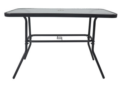 Vcm Glass Garden Table Dining Table 110X55 - image 1