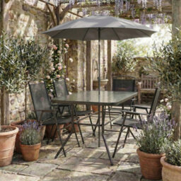 Vcm Glass Garden Table Dining Table 110X55 - thumbnail 5