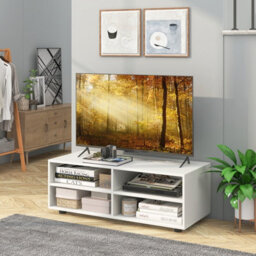 "Costway Tv Stand For Tvs Up To 40"" Wooden Media Console Table Entertainment Center" - thumbnail 5
