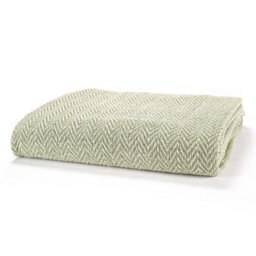 Ehc Cotton Handwoven Reversible Single Sofa Throw Arm Chair Cover 125 X 150 Cm - Green - thumbnail 3