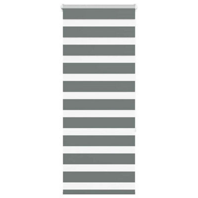 Walplus Zebra Blind Dark Grey 65X150 Cm Fabric Width 60.9 Cm Polyester - image 1