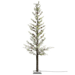 Beliani Outdoor Decoration Led Grenivik Christmas Tree 245 Cm White - thumbnail 5