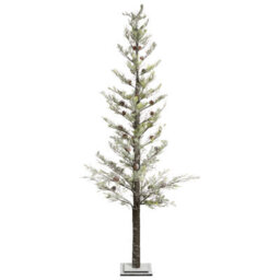 Beliani Outdoor Decoration Led Grenivik Christmas Tree 245 Cm White - thumbnail 4