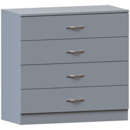 Lassic Vida Designs Riano Grey 4 Drawer Chest (H)720mm (W)750mm (D)360mm - thumbnail 7