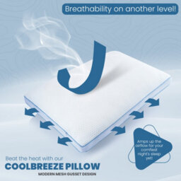 Martian Made Coolbreeze Airflow Bamboo Pillow Super King Size 50X90Cm - thumbnail 3