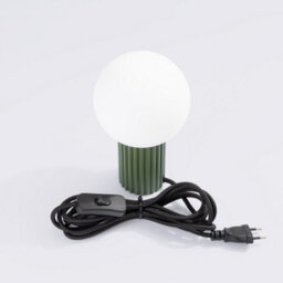 Luminosa Lighting Luminosa Halo Globe Table Lamp Olive Green 1X G9 - thumbnail 4
