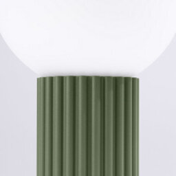 Luminosa Lighting Luminosa Halo Globe Table Lamp Olive Green 1X G9 - thumbnail 3