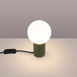 Luminosa Lighting Luminosa Halo Globe Table Lamp Olive Green 1X G9 - thumbnail 2