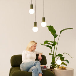 Luminosa Lighting Luminosa Halo Globe Table Lamp Olive Green 1X G9 - thumbnail 9