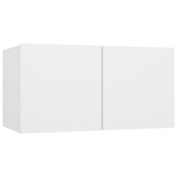 Berkfield Hanging Tv Cabinets 3 Pcs White 60X30X30 Cm - thumbnail 4