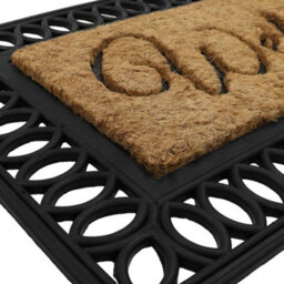 Jvl Orana Embossed Rubber Tuffscrape Coir Doormat, 40X70Cm - thumbnail 4