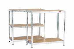 Rhino Racking 3 Bays - 180 X 90 X 45Cm - Galvanised - 5 Tier Boltless Heavy Duty Garage Shelving Unit - 1000Kg Load Weight - thumbnail 6