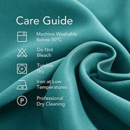 Deconovo Thermal Insulated Curtains Blackout Curtains Pencil Pleat Curtains For Childrens Bedroom W55 X L63 Inch Turquoise 1 Pair - thumbnail 7