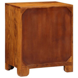 Berkfield Sideboard Multicolour 50X35X60 Solid Wood Acacia - thumbnail 7