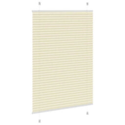 Berkfield Pleated Blind Cream 90X150 Cm Fabric Width 89.4 Cm Polyester - thumbnail 4