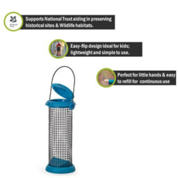 Pegdev - Pdl - Nt Range Kids Easyflip Peanut Feeder - Fun & Recyclable Bird Feeder - Easy Open & Perfect For Young Birdwatchers - thumbnail 2