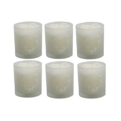 Wedding Favours Scented Candle In Glass Holder 6 Pack - image 1