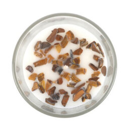 Something Different Vanilla Stardust Crystal Chips Candle White/brown (One Size) - thumbnail 2