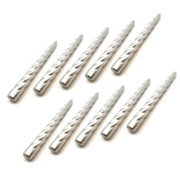 "SolaDirect Tapered Dinner Candles, Table Spiral Candles, Pack Of 10, Decorative Household Candles, Up To 7 Hours, 23 Cm / 9"" (Silver)" - thumbnail 5