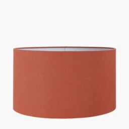 Pacific Lifestyle 35Cm Terracotta Cylinder Table Lampshade Drum Lamp Shade