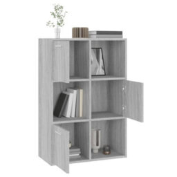 Vidaxl Storage Cabinet Grey Sonoma 60X29.5X90 Cm - thumbnail 8