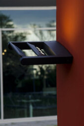Stylish Outdoor Ip65 Graphite Led Wall Light With 6 Bulbs - 18W Sconce - thumbnail 2