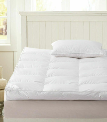 Luxury Duck Feather & Down Mattress Topper Mattress Cover King 150 X 200 X 12.5Cm - image 1