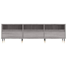 Berkfield Tv Cabinet Grey Sonoma 150X30X44.5 Cm Engineered Wood - thumbnail 5