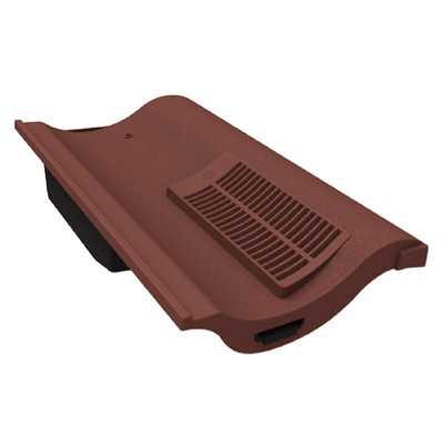 Antique Red Single Pantile Roof Tile Vent, Marley Anglia, Redland Fenland & Sandtoft - image 1