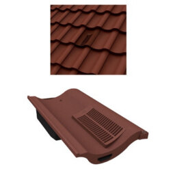 Antique Red Single Pantile Roof Tile Vent, Marley Anglia, Redland Fenland & Sandtoft - thumbnail 5