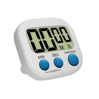 Digital Kitchen Timer With Magnetic Back Large Lcd Display, Loud Alarm, Count Up & Countdown Timer For Cooking & Baking - image 1
