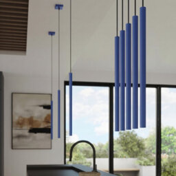 Sollux Lighting Pastelo Steel Ultramarine 2 Lights Modern Pendant Lamps - thumbnail 9