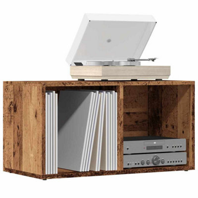 Berkfield Lp Storage Box Old Wood 69.5X34X36 Cm Engineered Wood - image 1