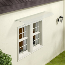 Thehotsale Window Awning Door Canopy Modern Pet Material Front Door Canopy Window Door Cover For Rain Snow Protection 120 X 40 Cm - thumbnail 2